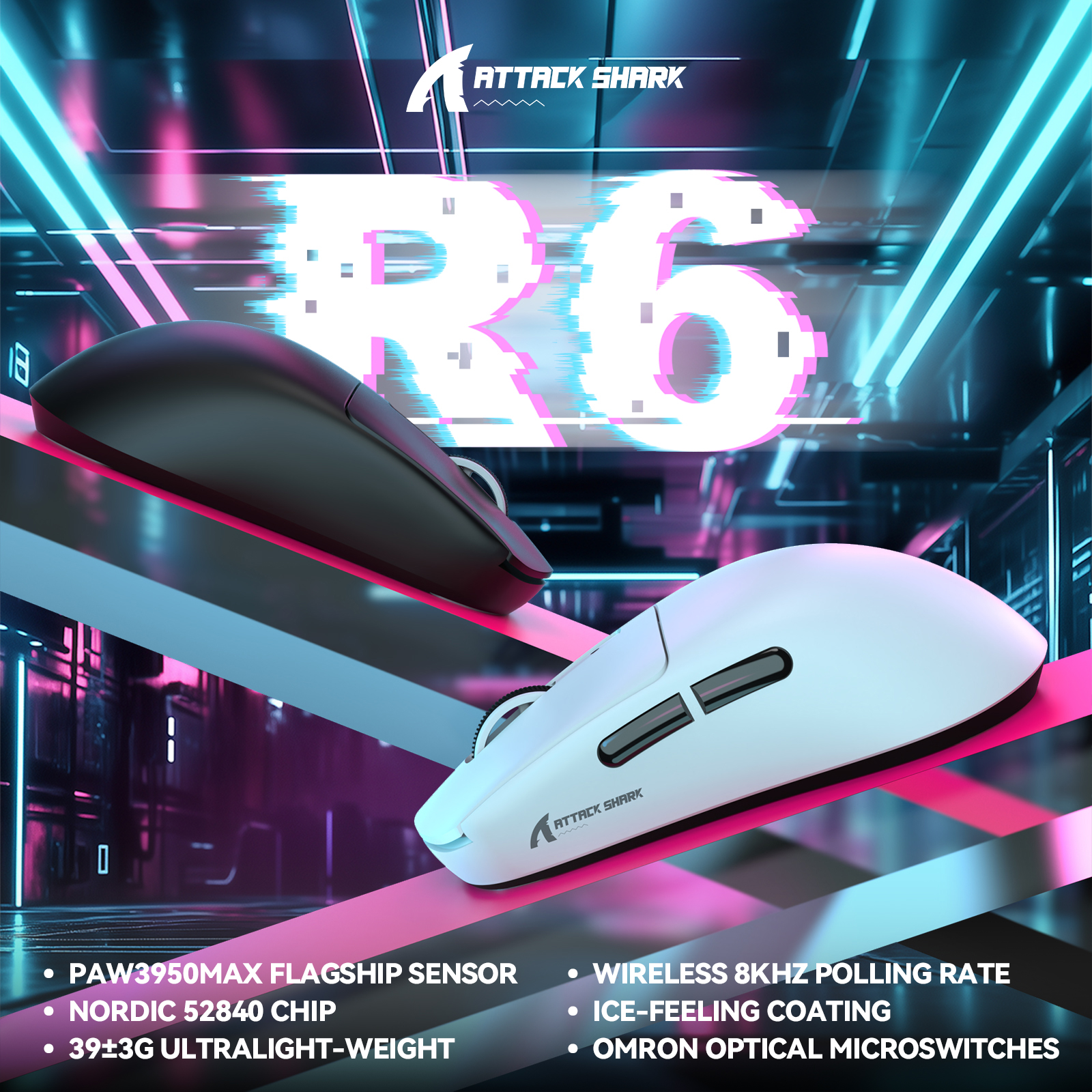 Attack Shark - ATTACK SHARK R6 Mouse is available for... | Facebook
