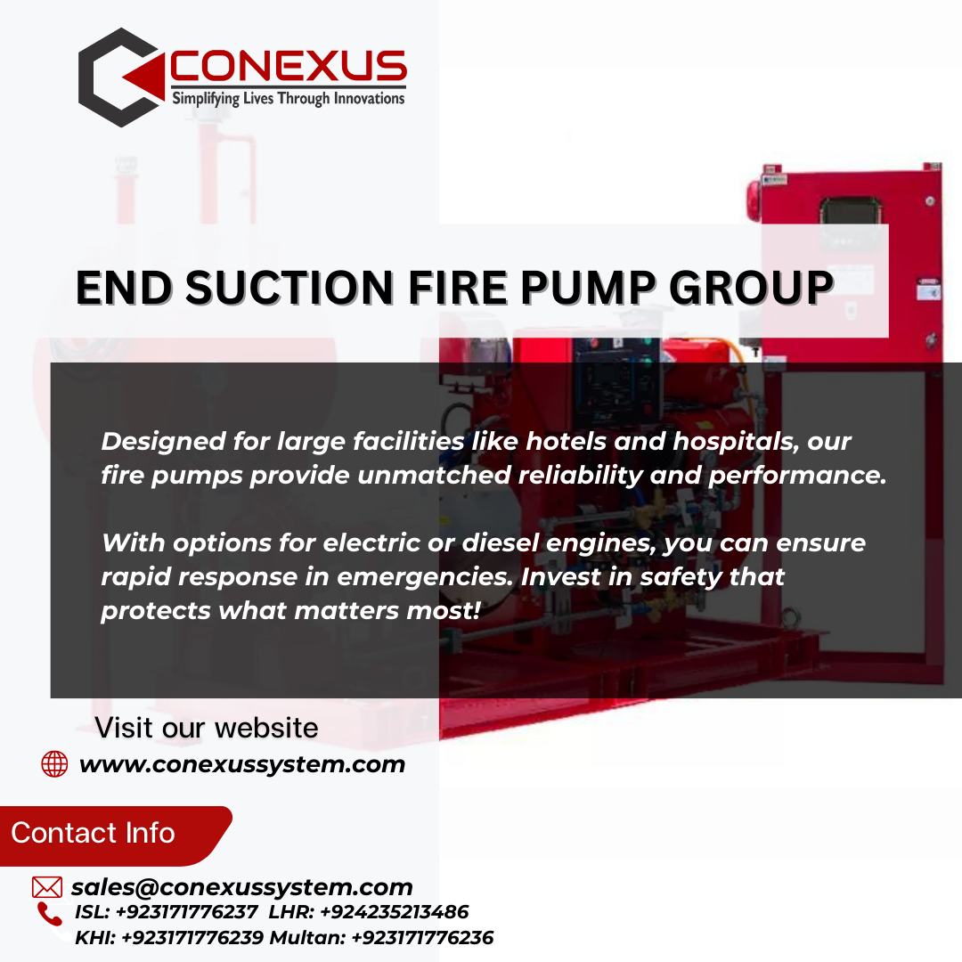 Conexus - Experience End Suction Fire Pump Group with Conexus #Conexus ...