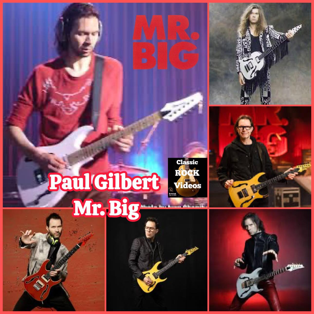 PAUL GILBERT　RACERX MR.BIG Paul Gilbert of Mr. Big and Racer X birthday photo