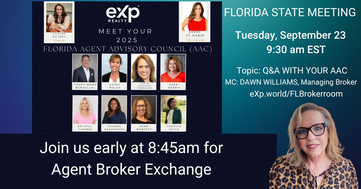 🌟 Florida Agents – Big News! 🌟... - EXP Realty - Florida | Facebook