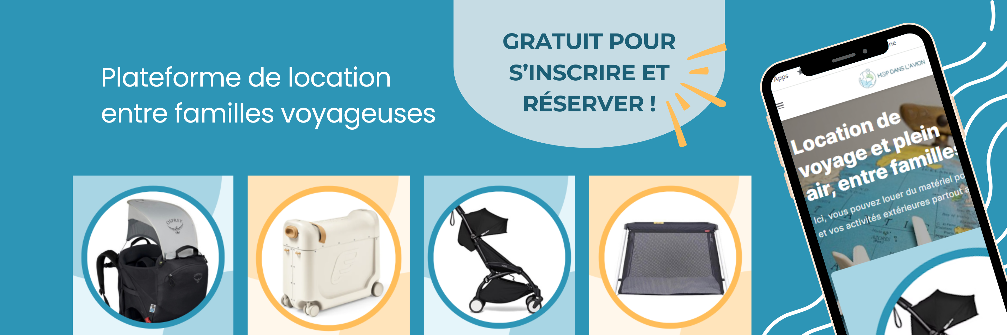 Hop Baby Rental - Hop dans l'avion