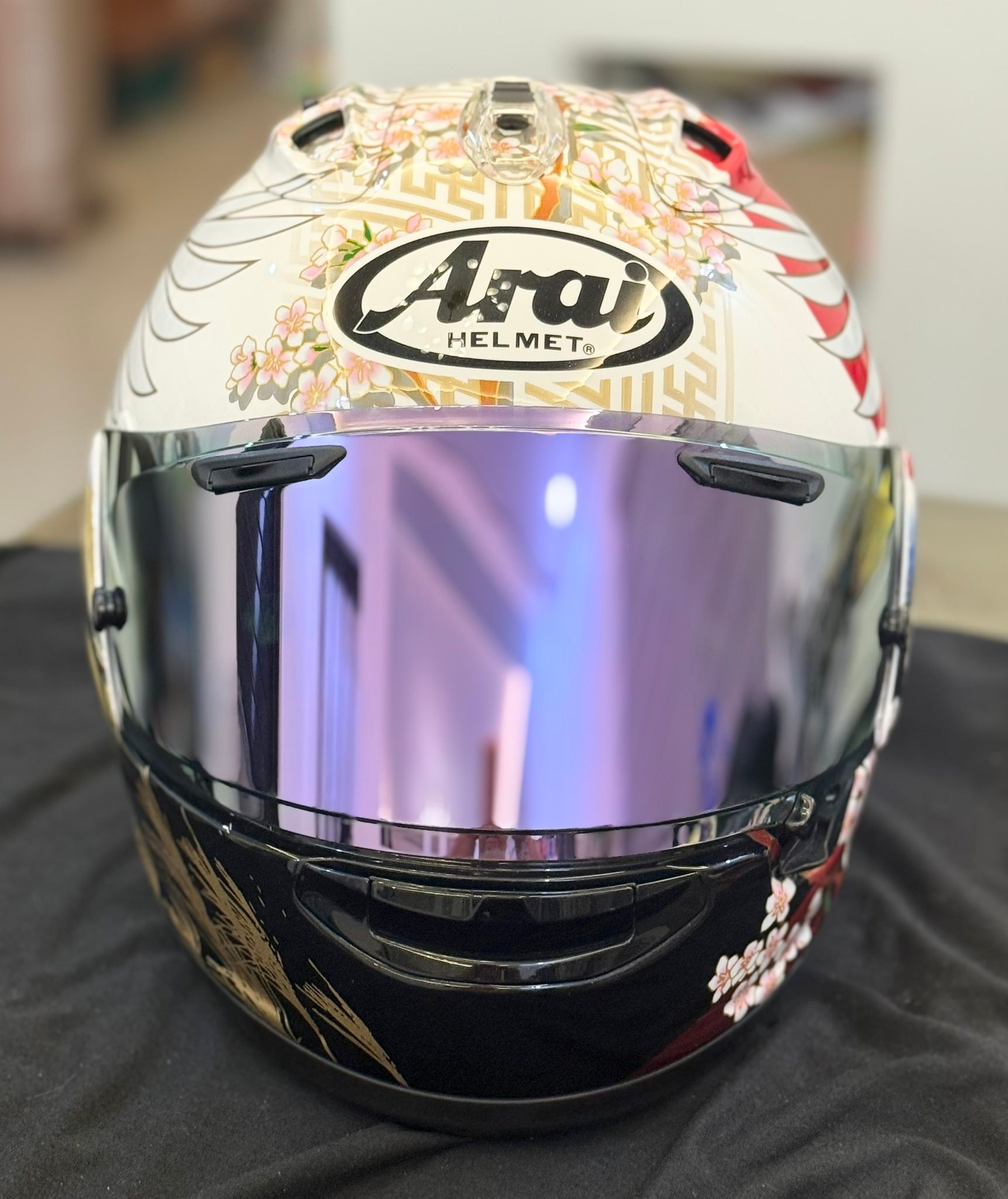 Arai RX-7X Tsubasa helmet for sale in pristine condition