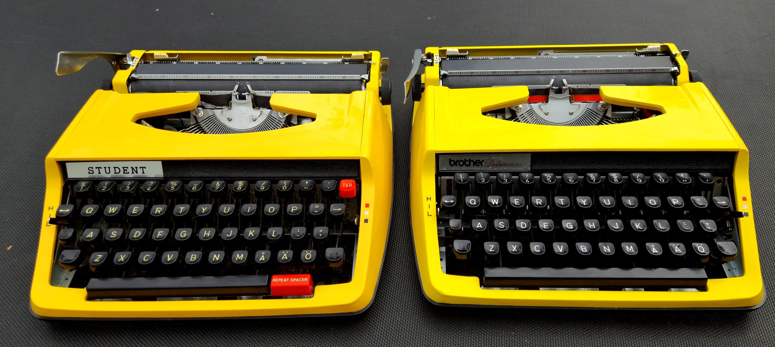 Vintage Brother typewriters from Japan