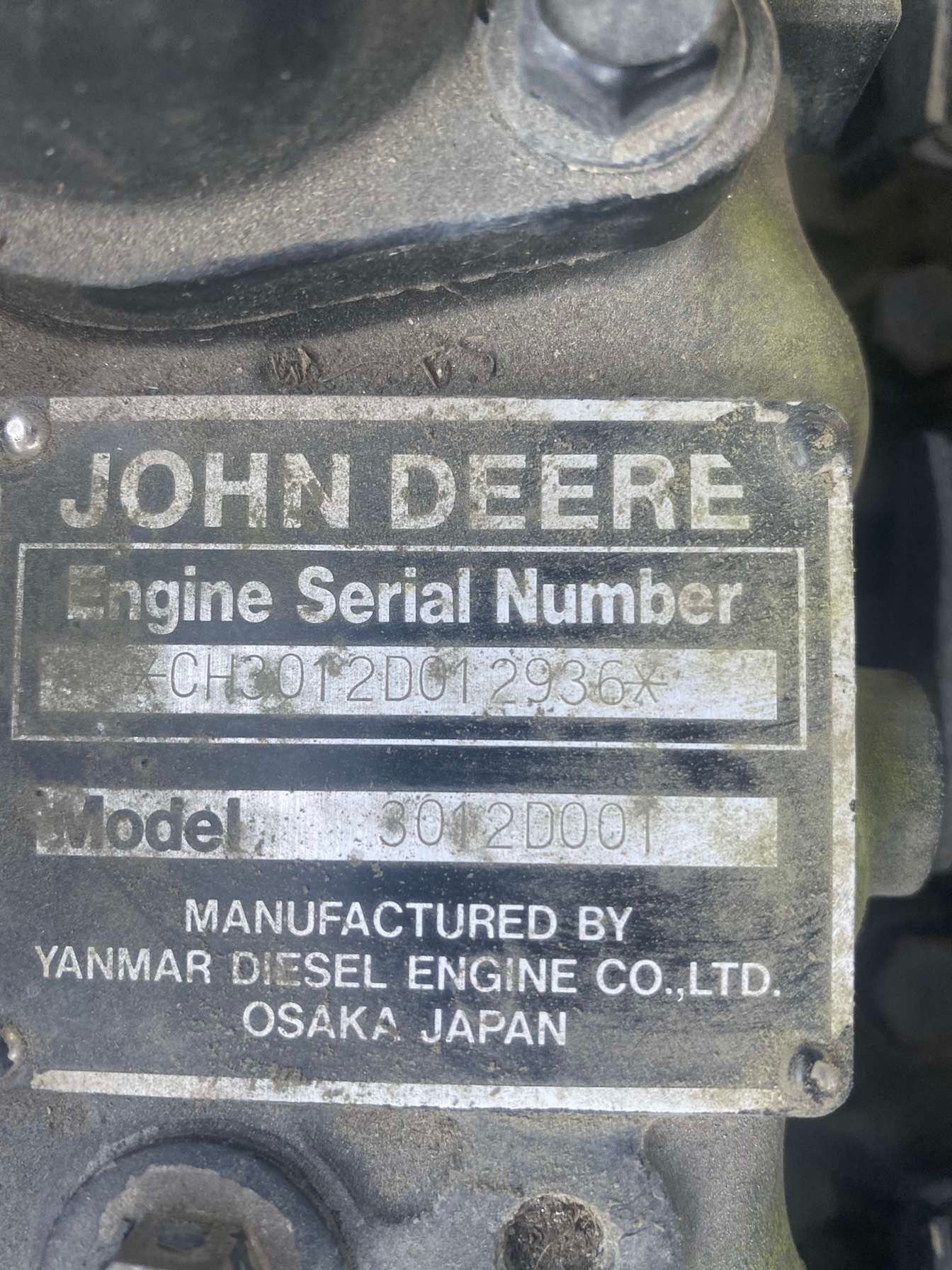 Classic Green | Hi can someone tell me what model of Yanmar diesel ...