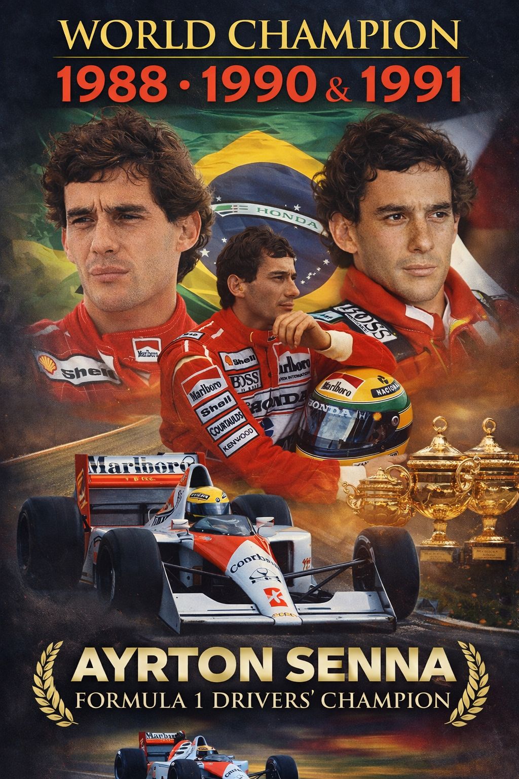 1988-Honda Marlboro McLaren wins Formula One Constructors
