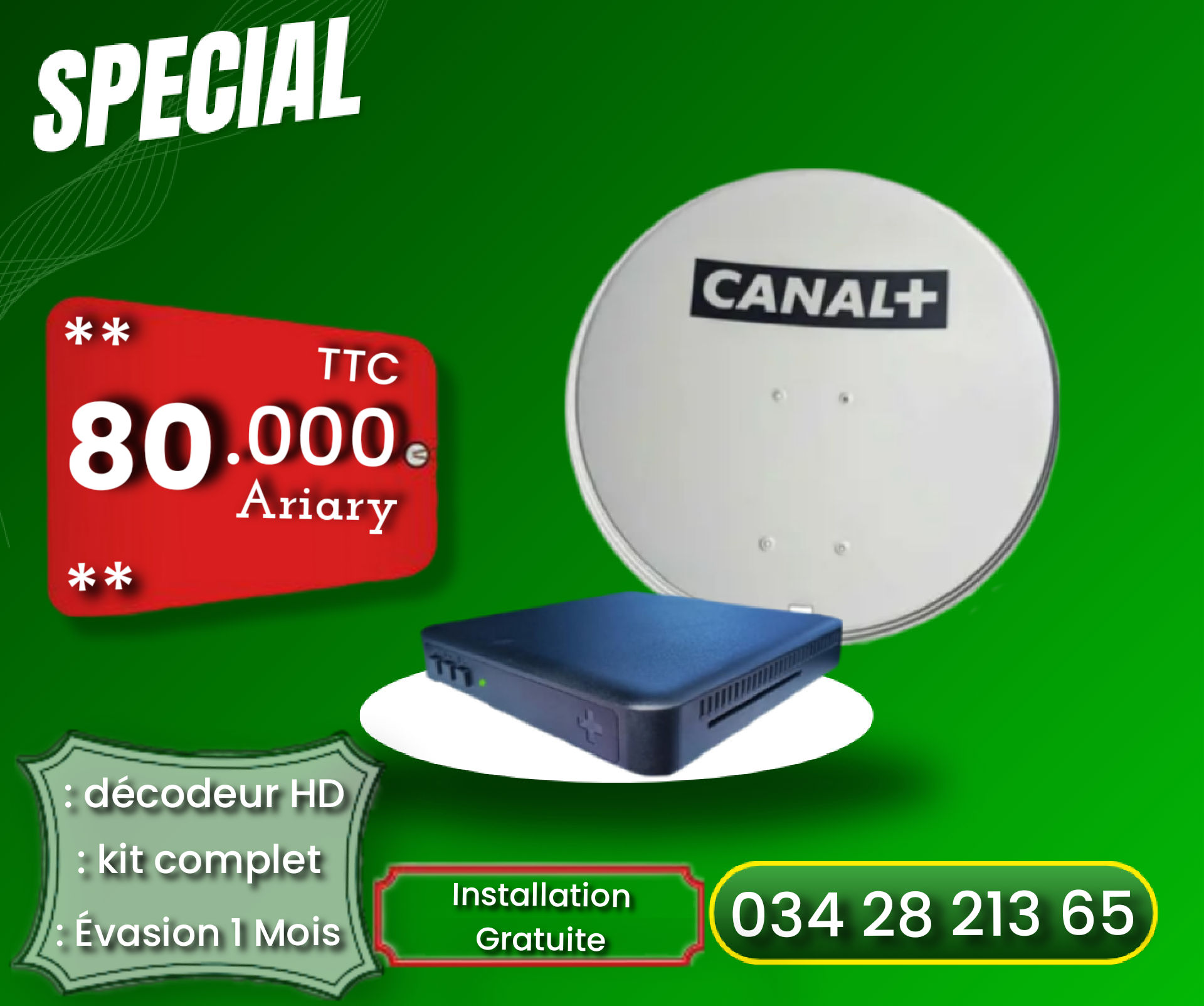 CANAL Plus Distributeur | Antananarivo