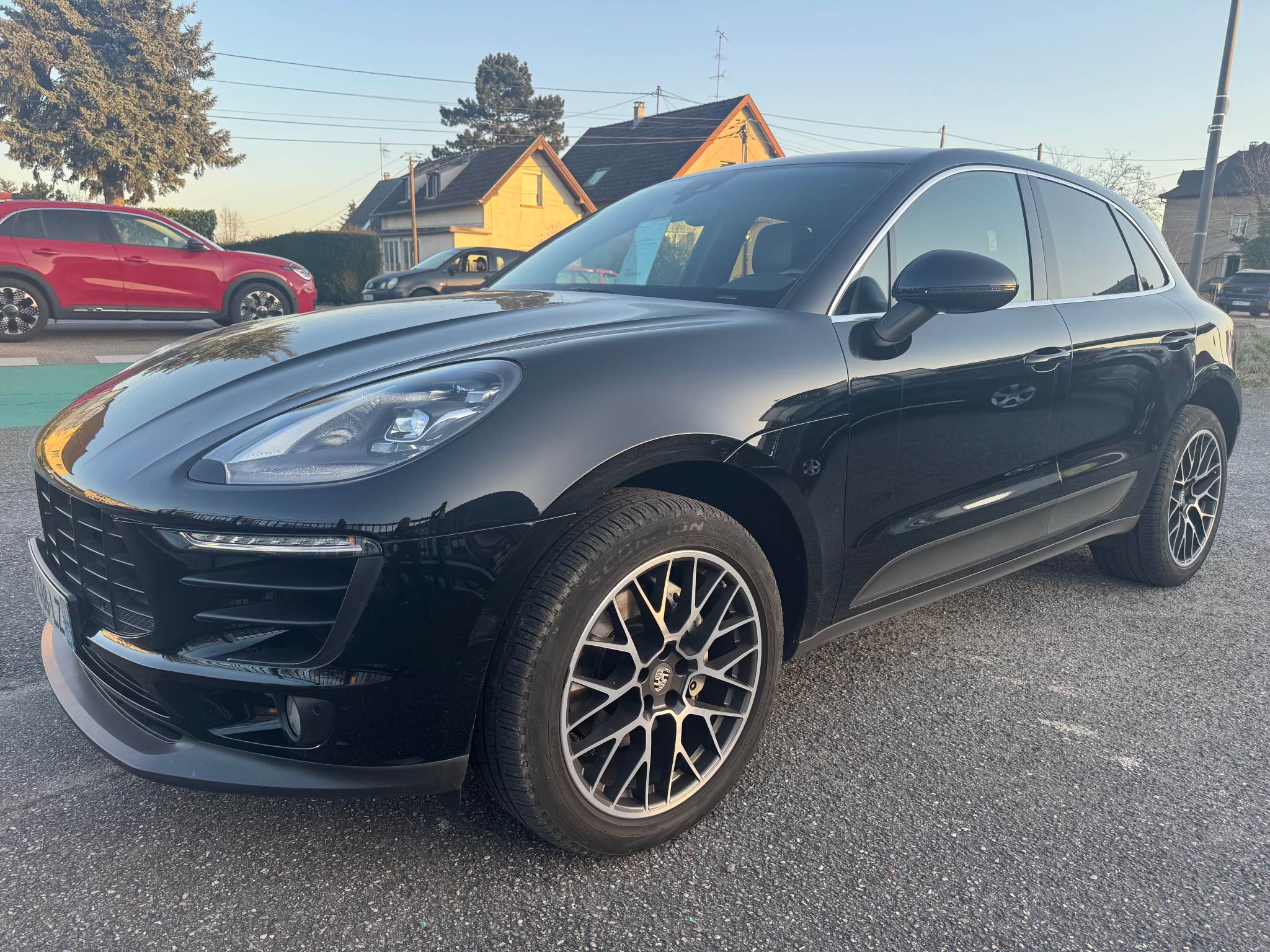 Porte Carte Grise Porsche Macan - Noir En Simili Cuir, Compact - NEUF Avec étiquettes
