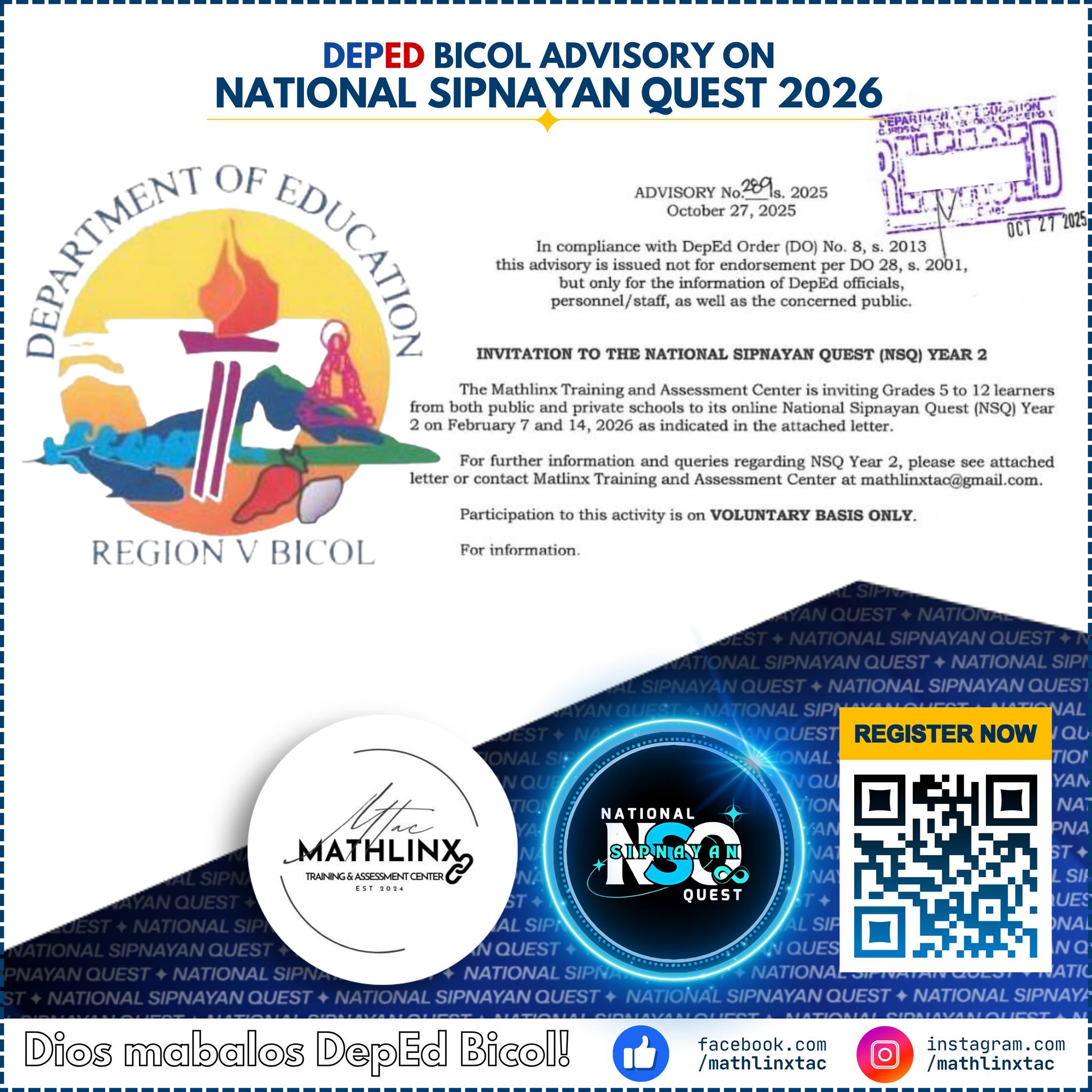 Mathlinx - 🎉 Great News from DepEd Region V – Bicol Region! 🎉 We are ...