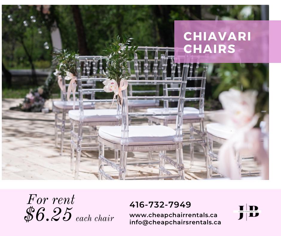 Cheap Chair Rentals | Toronto ON
