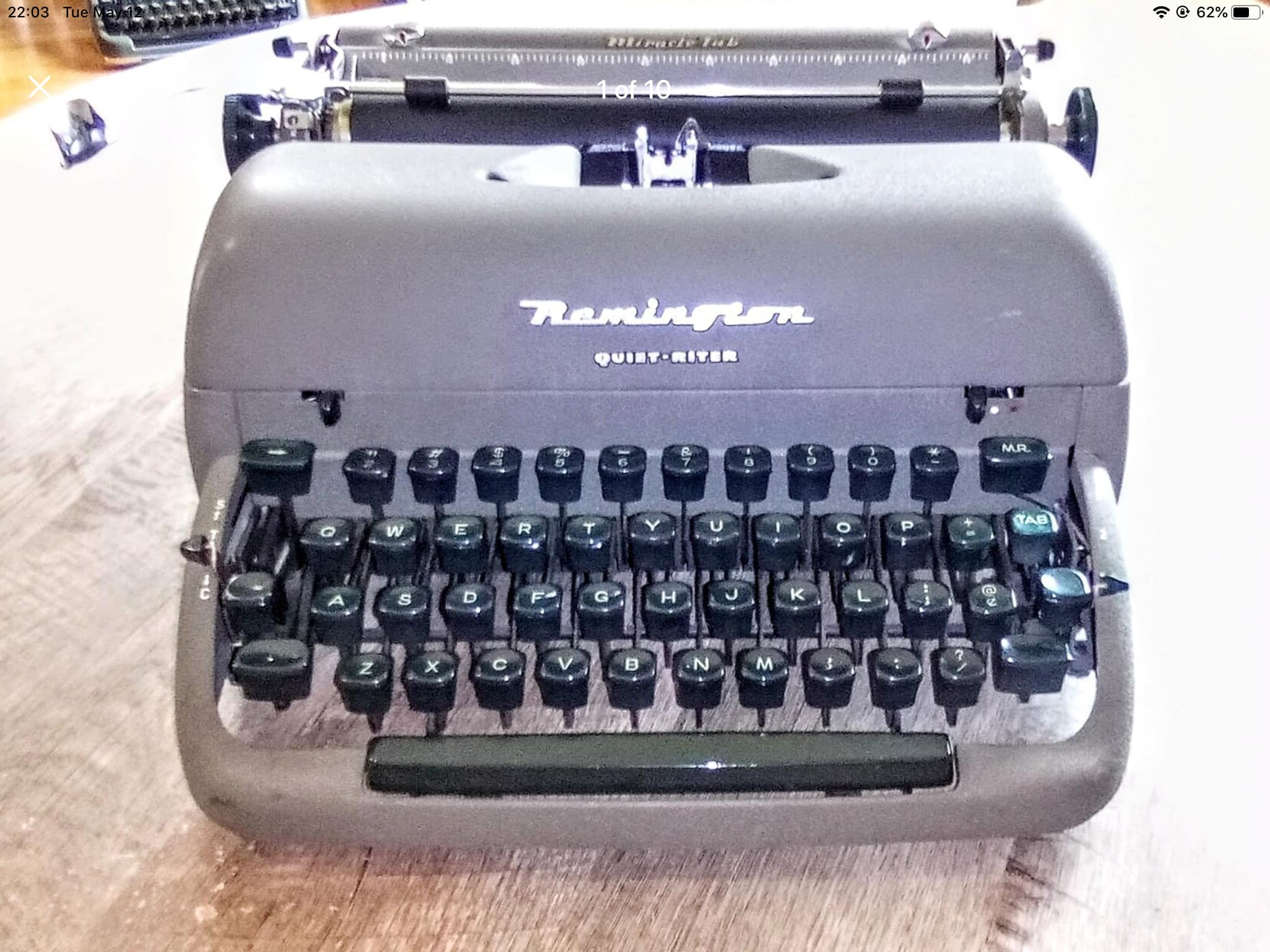 Remington Quiet-Riter typewriter purchase