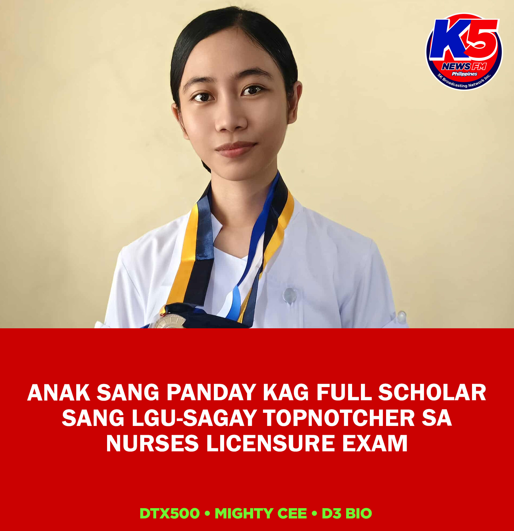 Bacolod - ANAK SANG PANDAY KAG FULL SCHOLAR SANG LGU-SAGAY TOPNOTCHER ...