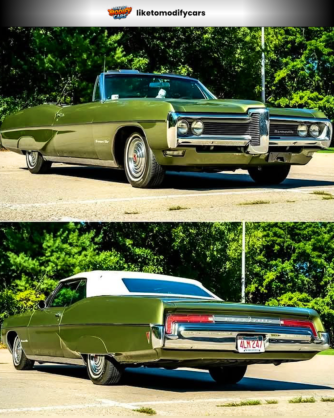 1968 Pontiac Bonneville in Verdoro Green