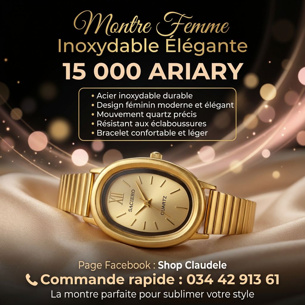 Montre Femme Élégante Bracelet Acier Vintage - Quartz Étanche 3ATM - CIVO