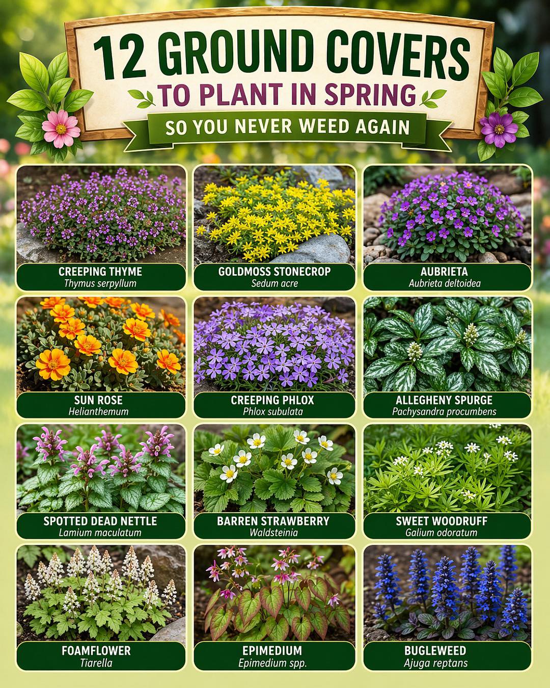 Tired of pulling weeds every weekend? Plant groundcovers that do