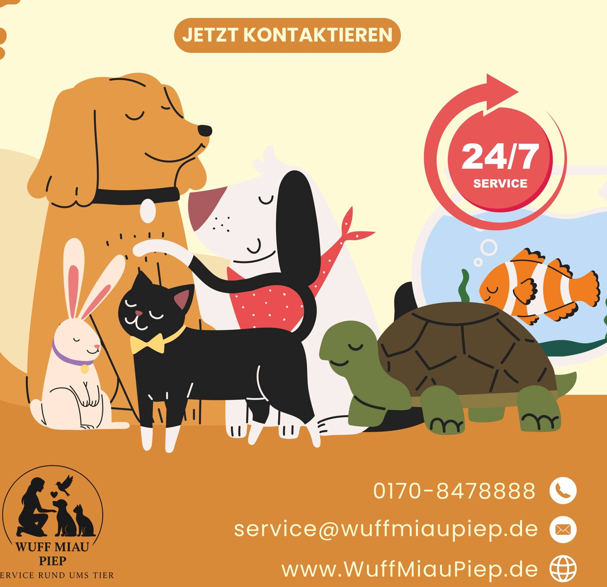 Wuff Miau Piep - Mobiler Tierpflegeservice | Duisburg