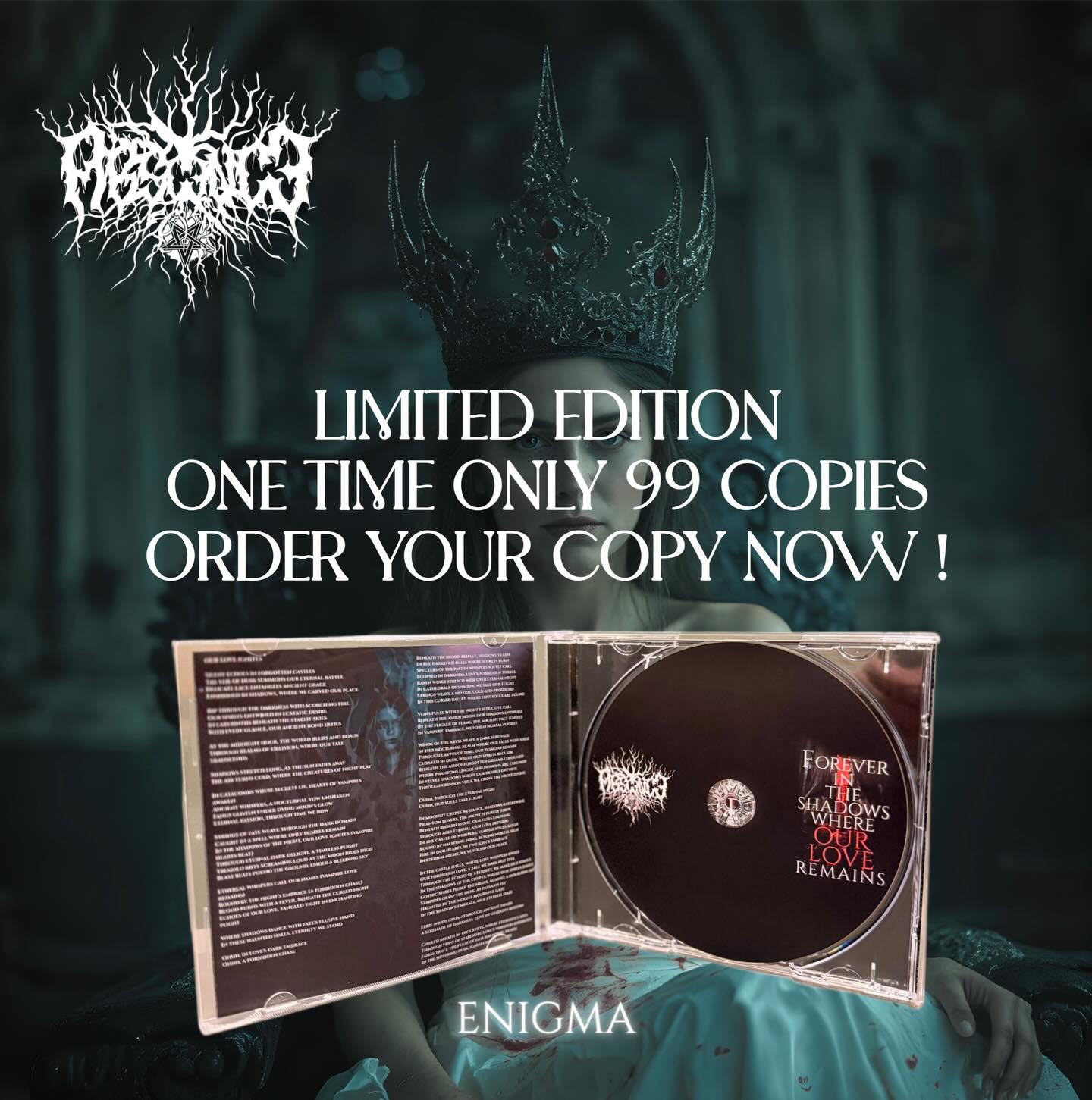 Abscence – Enigma (Limited Edition CD) Only 99 physical copies 