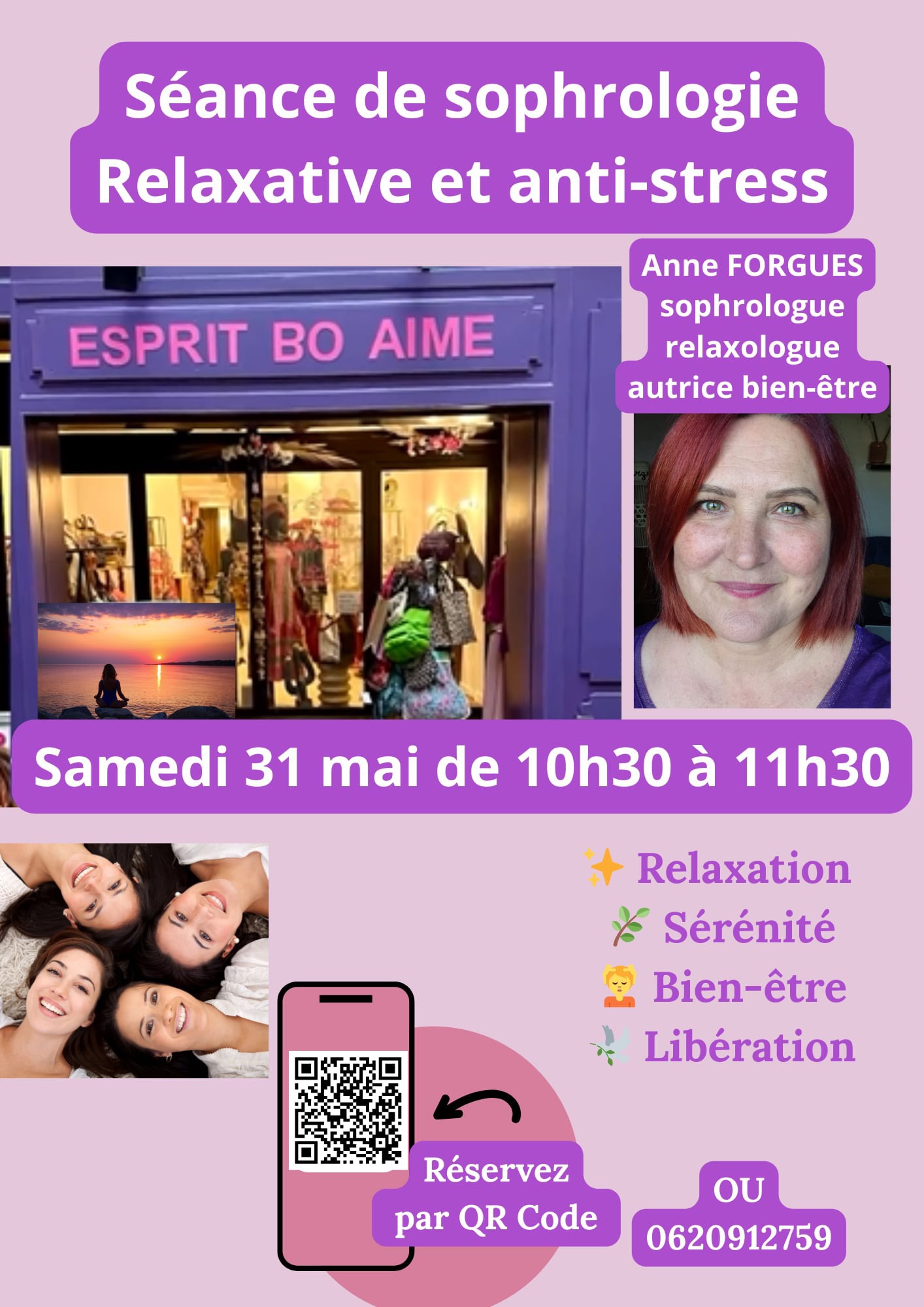 Séance de Sophrologie Relaxation et Anti-stress