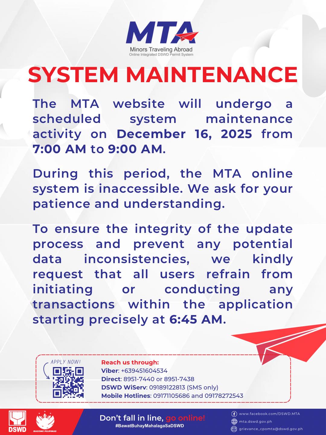 DSWD Minors Traveling Abroad - MTA | Quezon City