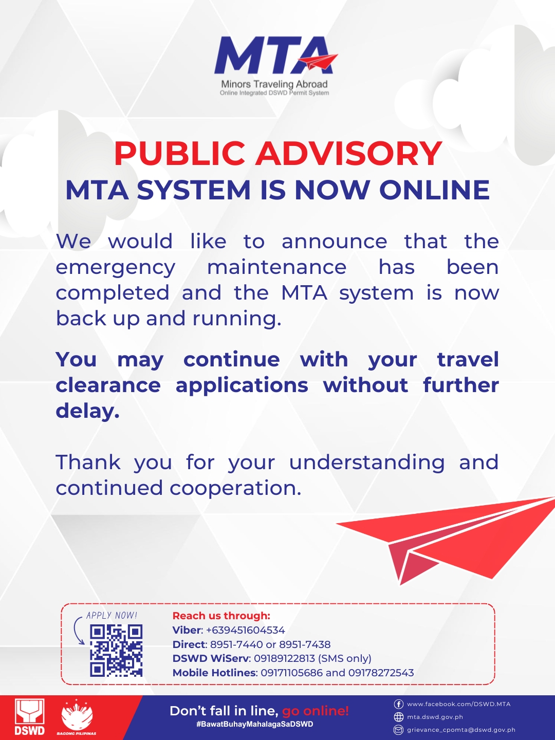 DSWD Minors Traveling Abroad - MTA | Quezon City