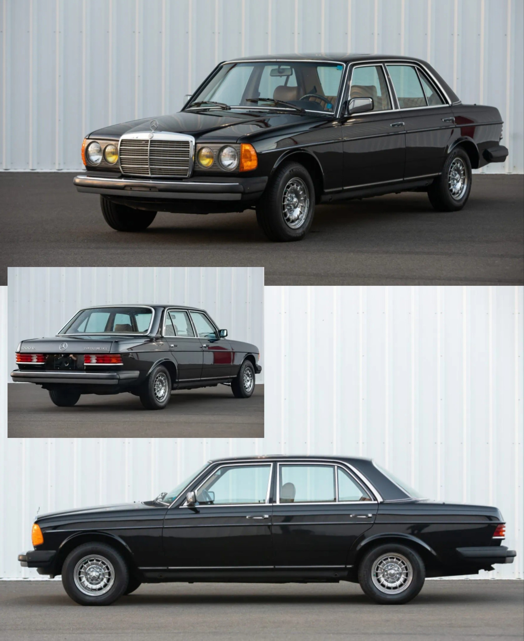 Mercedes W123 300SD/D/CD/TD Continental Belt Kit (1981-1985) - 4 Belts, Brand New