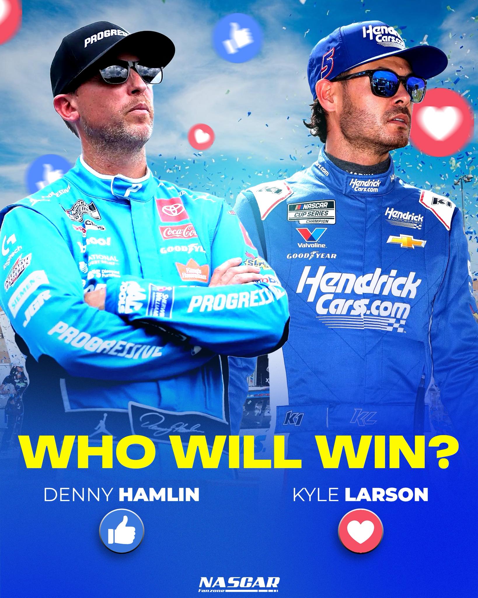 Nascar - Who takes the crown at Phoenix? 🏁🔥 Fans are divided between ...