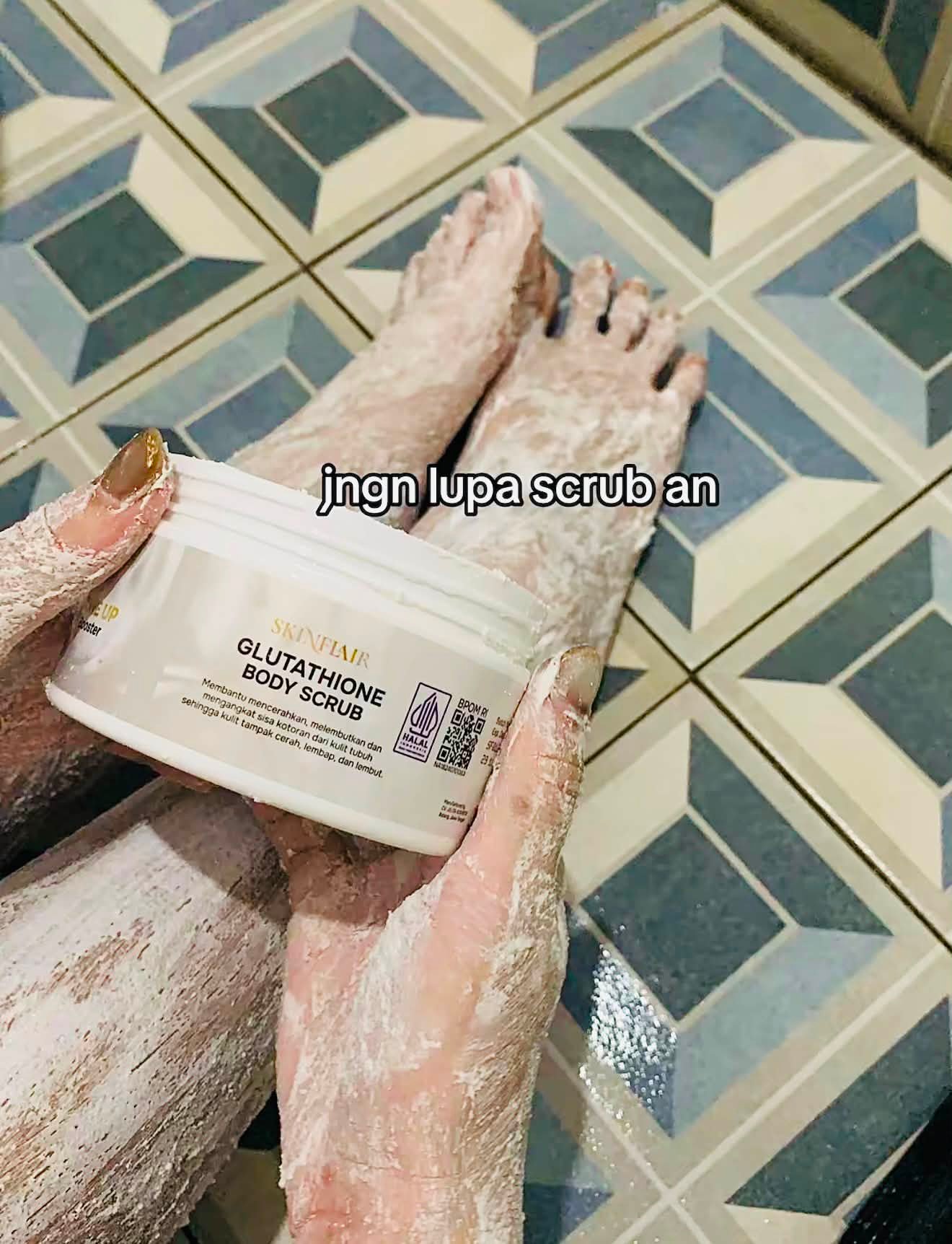 skinflair glutathione body scrub Scrubs Bangladesh SKINFLAIR | BODY SCRUB GLUTATHIONE