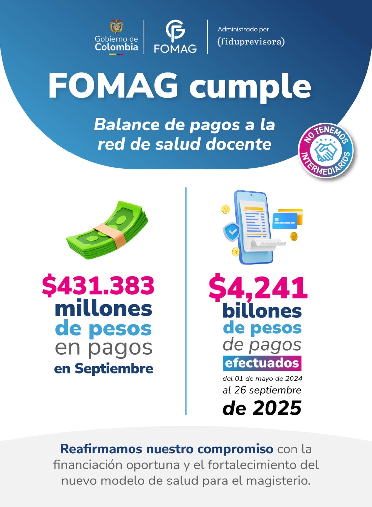 FOMAG - El FOMAG cumple con sus compromisos en salud. Entre el 1.º de ...