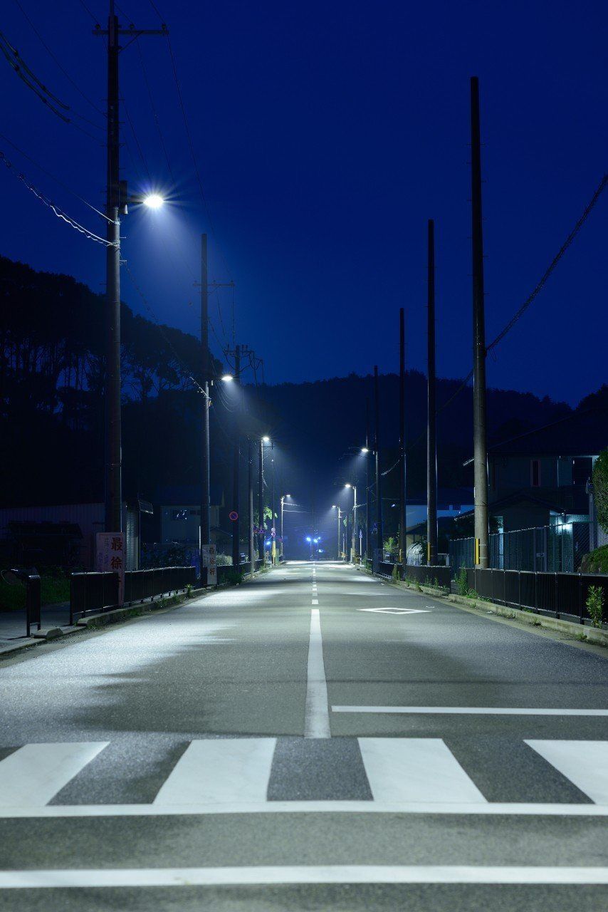 Night Road in Japan 🇯🇵