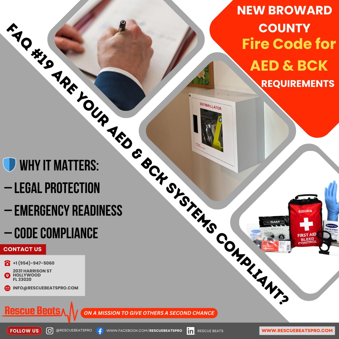 Rescue - 🚨 New Broward County Fire Code Alert: AED & BCK Maintenance ...