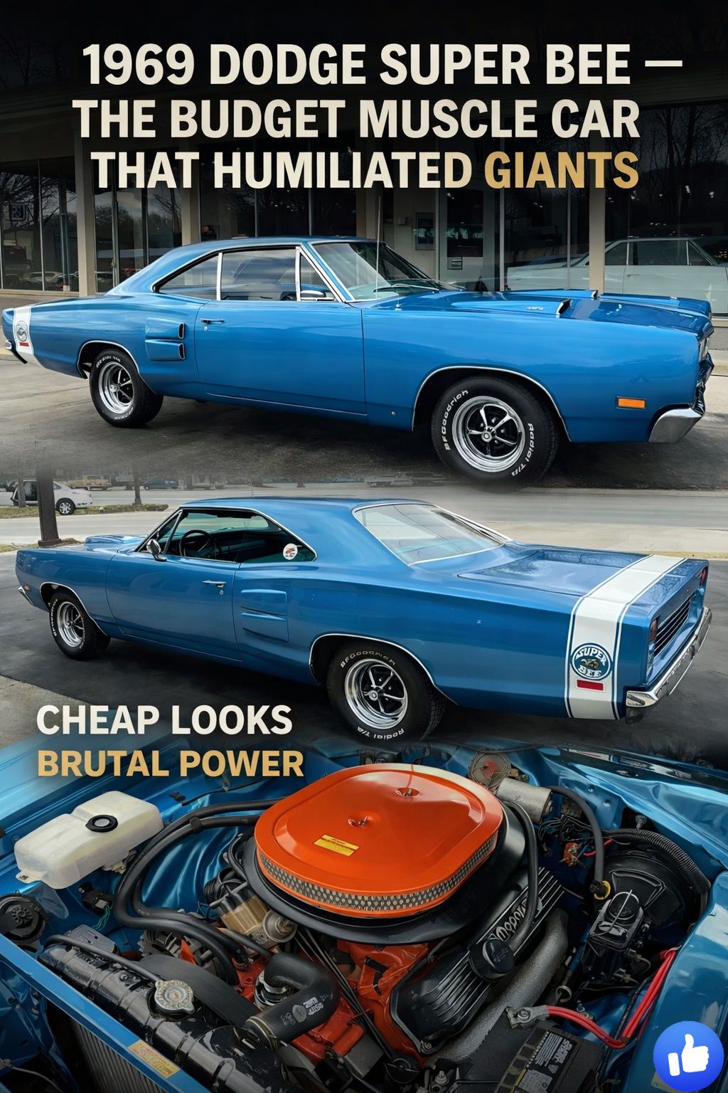 SUPER BAD” 1969 Dodge Super Bee powered by a 1,100 horsepower