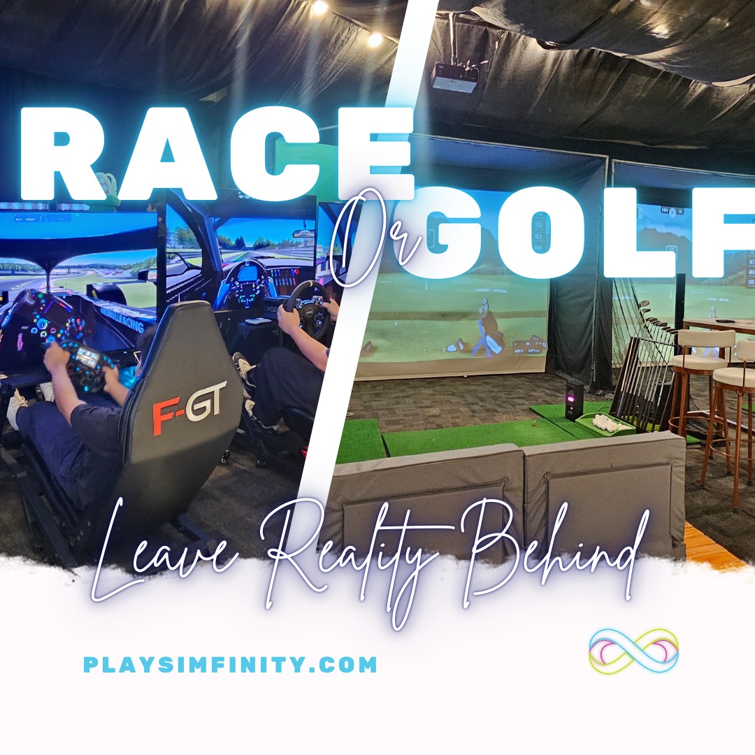 Simfinity - ⛳️ Golf or Speed? Why Choose When You Can Do... | Facebook
