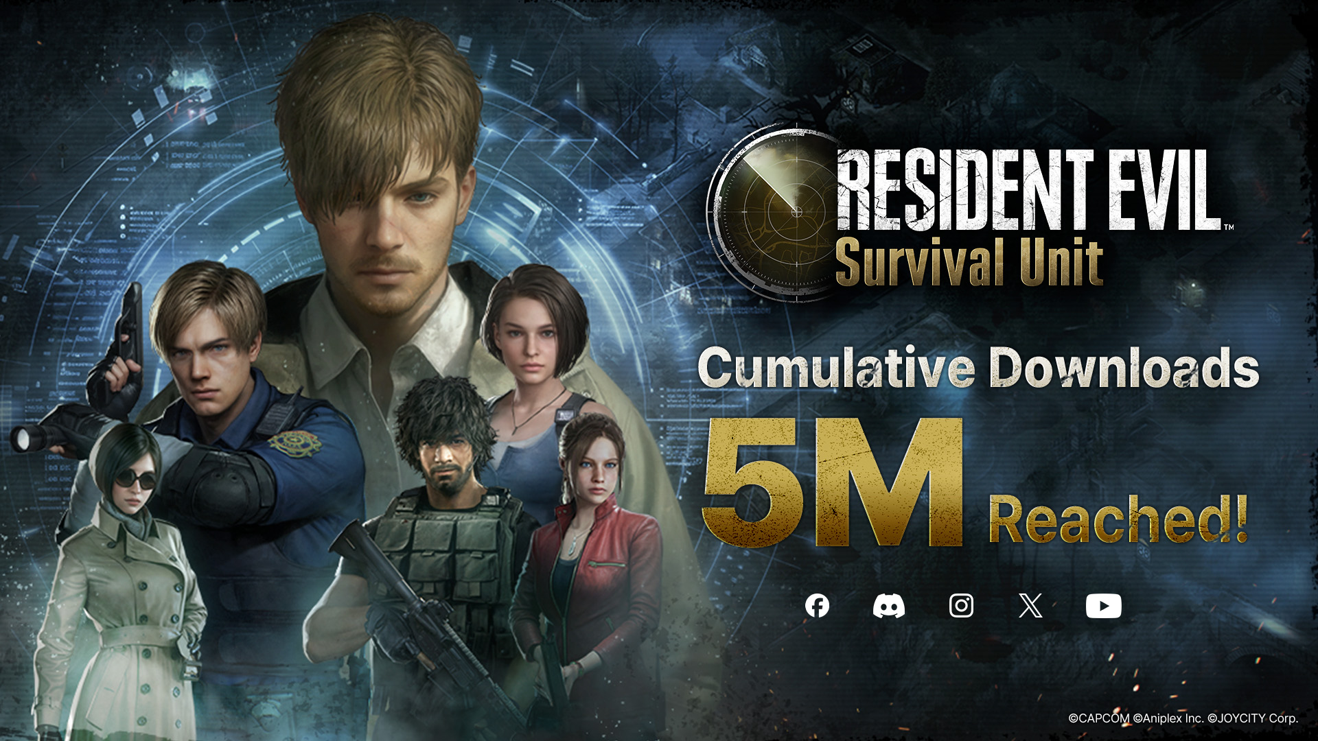 Resident - Resident Evil Survival Unit Surpasses 5 Million Downloads ...