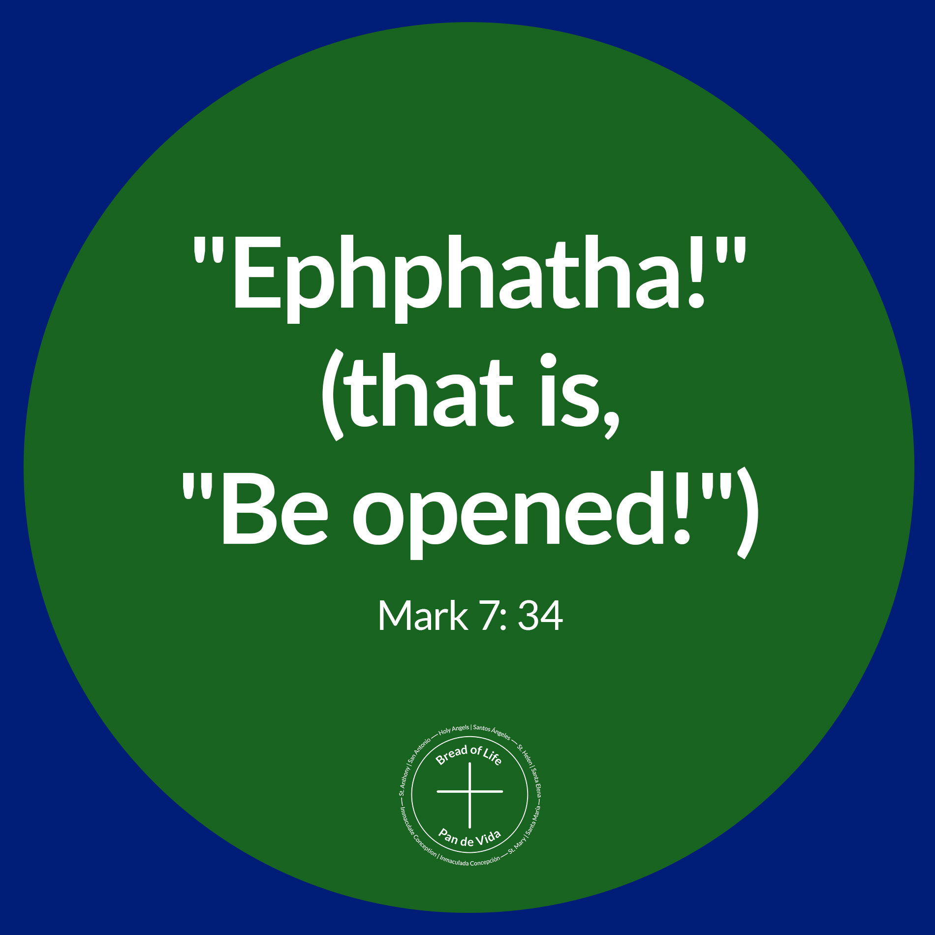 Take a... - Bread of Life/ Pan de Vida Family of Parishes | Facebook