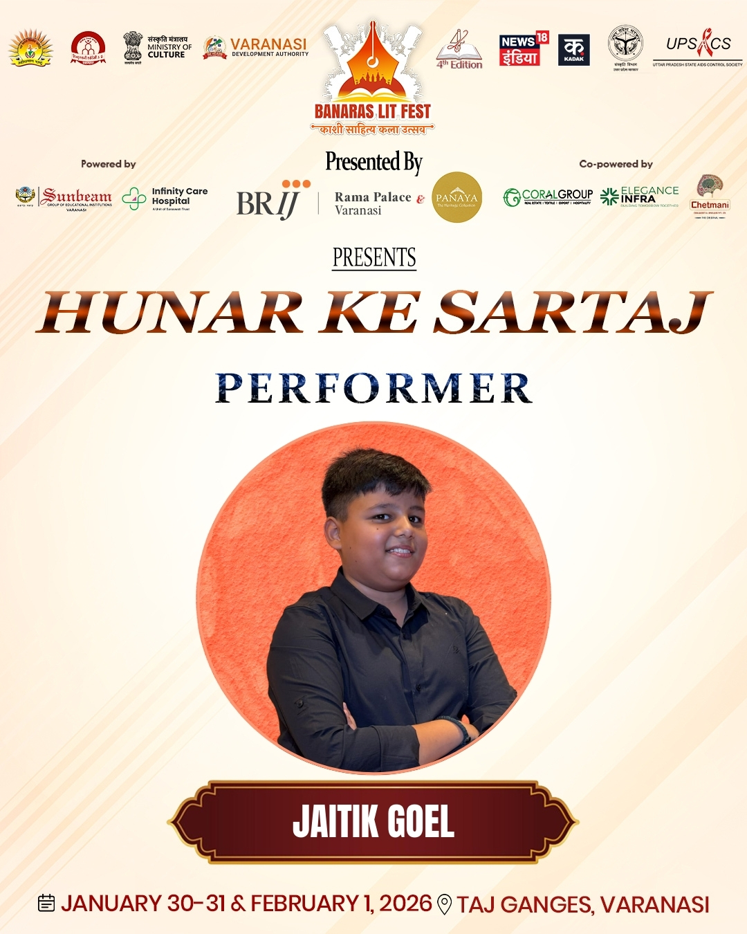 Hunar - We’re delighted to announce that Jatik jee has been selected as ...