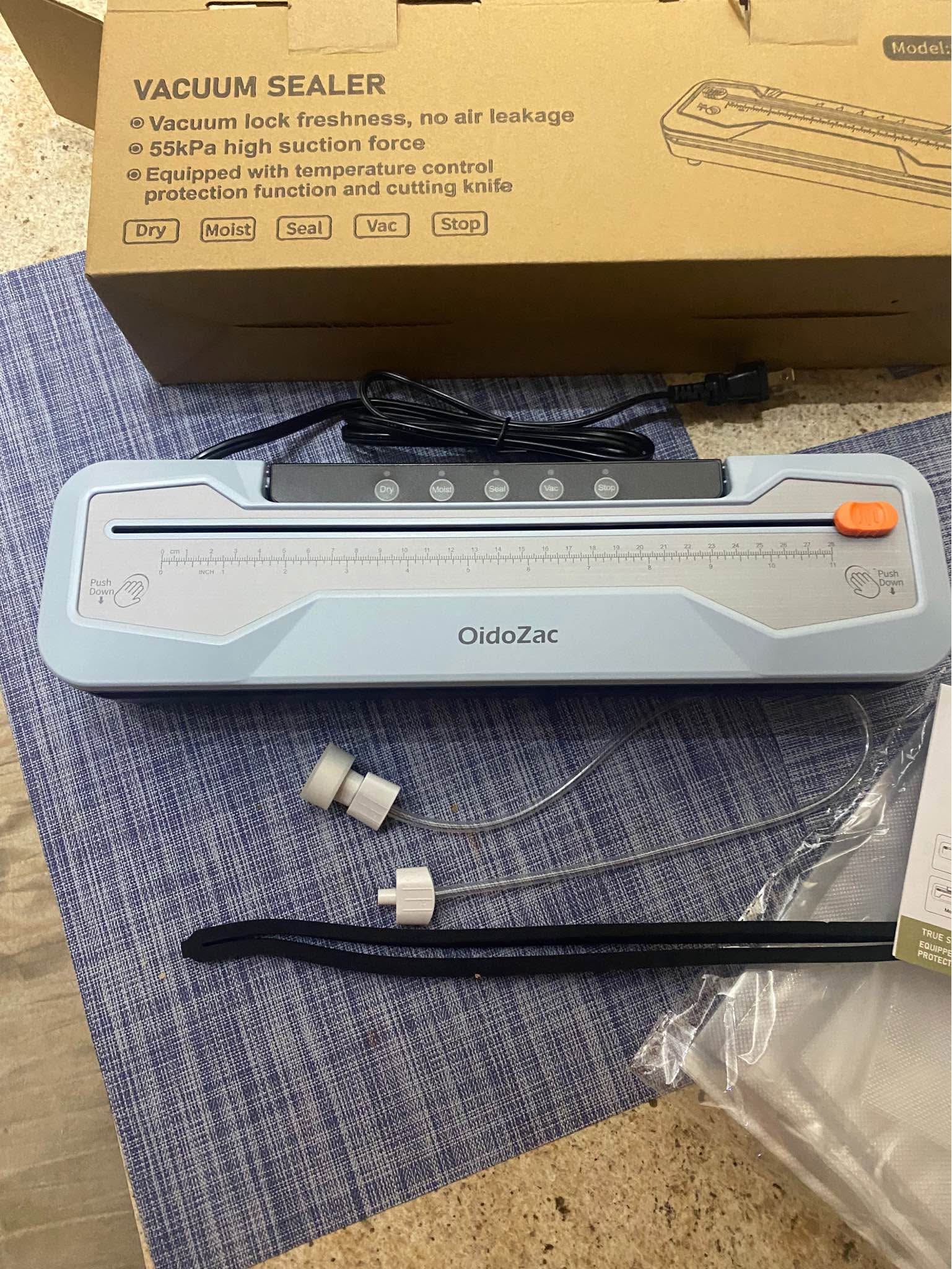 Food Vacuum Sealer Machine Cuisinart One-Touch Vacuum Food Sealer VS-200C - Dry & Moist Food Preservation System