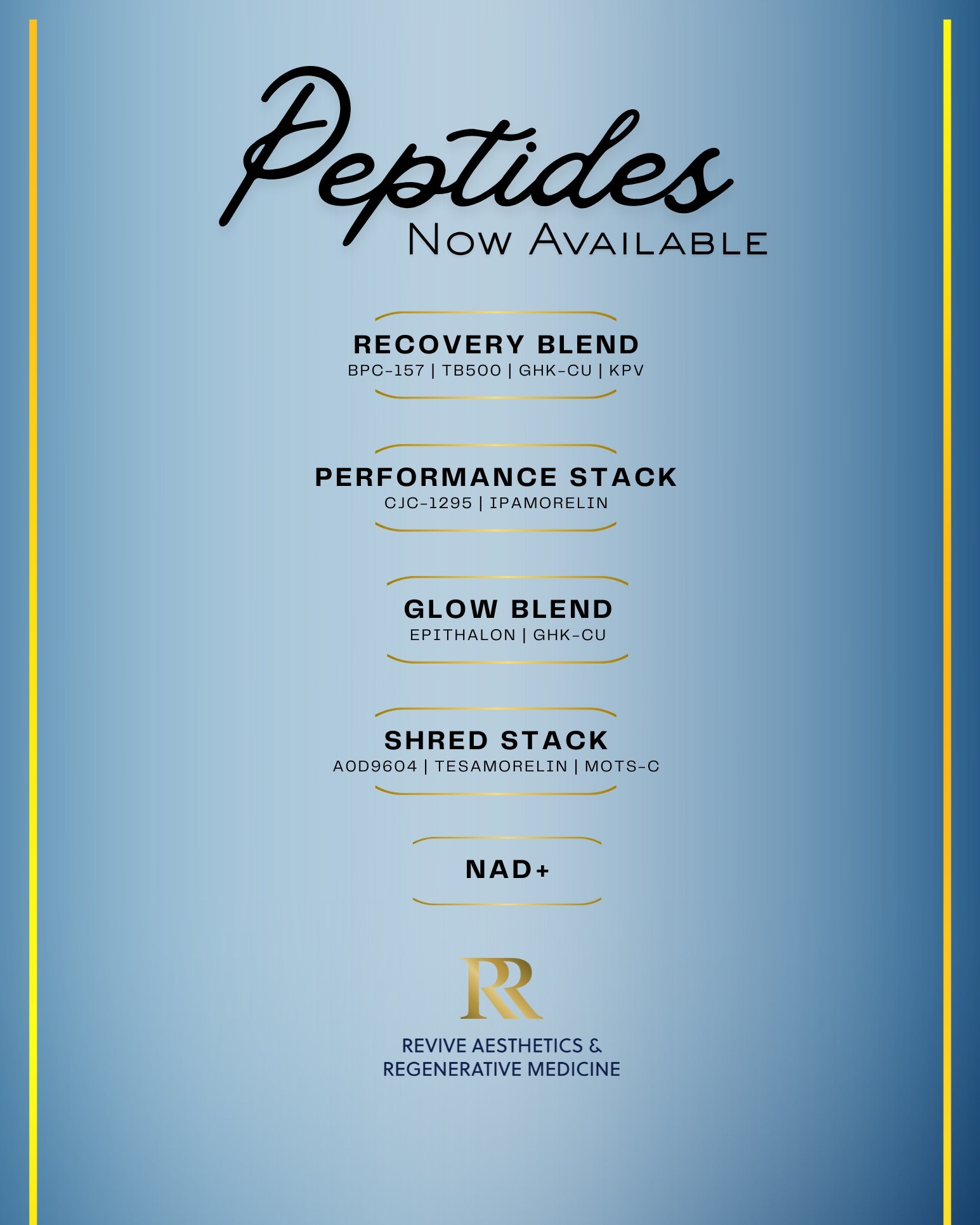 Revive - Peptides are now available at Revive Aesthetics & Regenerative ...