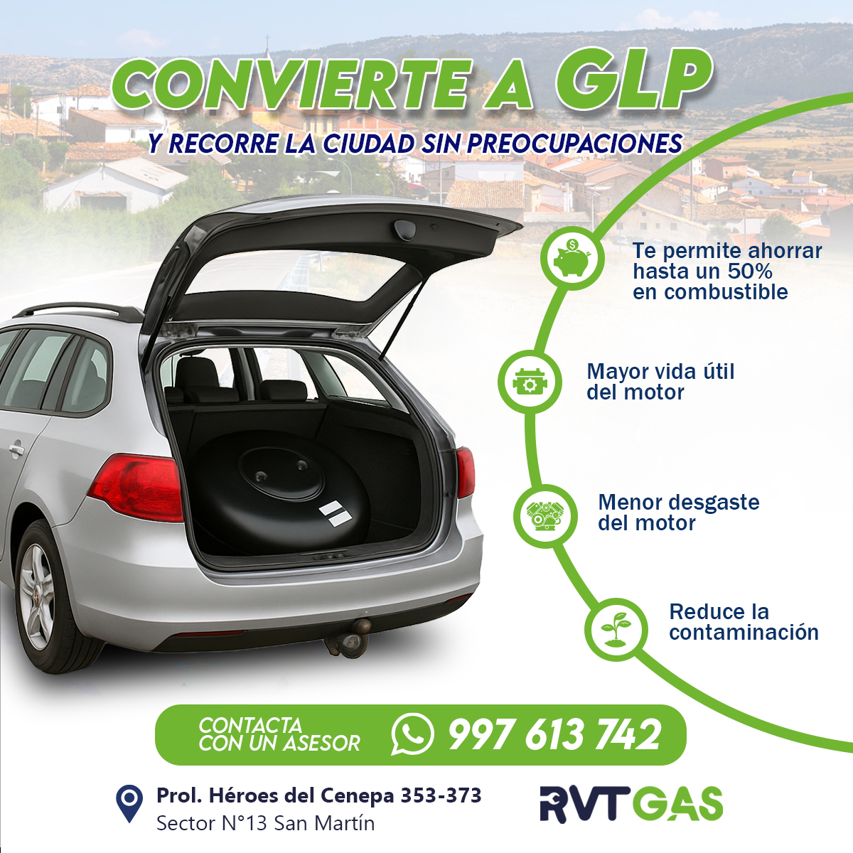 RVT GAS Cajamarca | Cajamarca