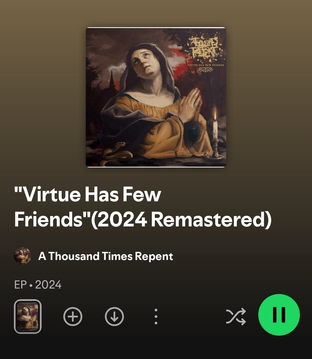 A Thousand Times Repent are releasing their long lost EP from 2004