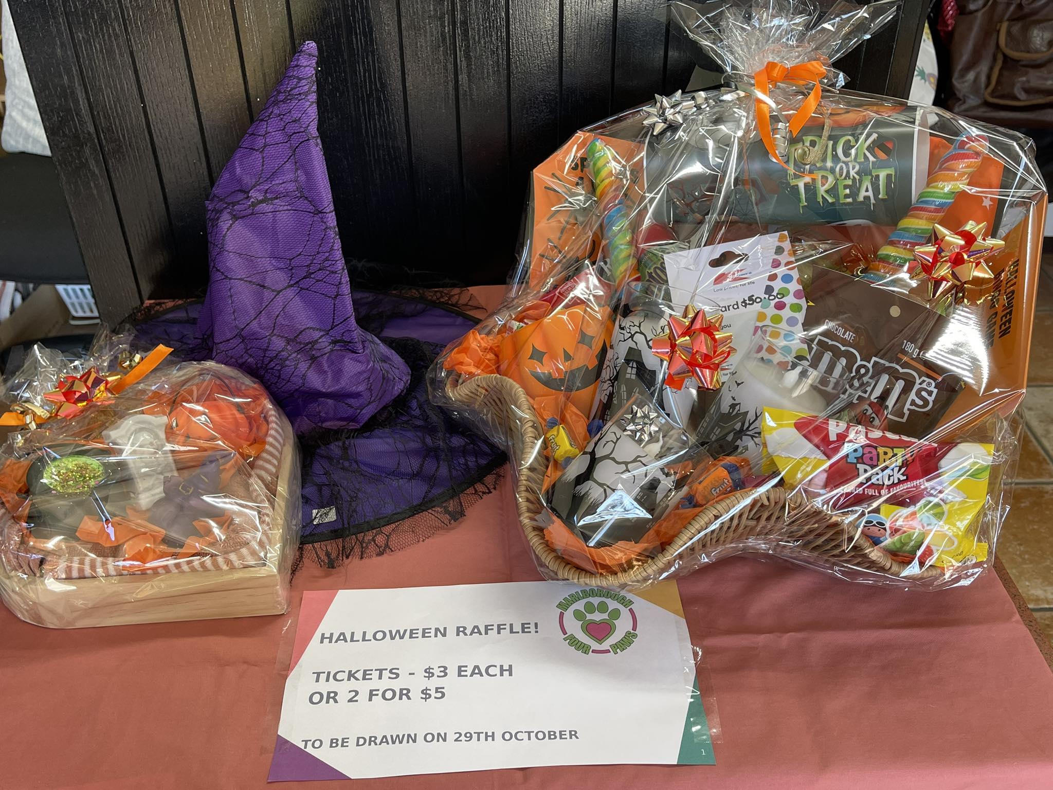 Our spooky season raffle is... - Marlborough Four Paws Opshop | Facebook