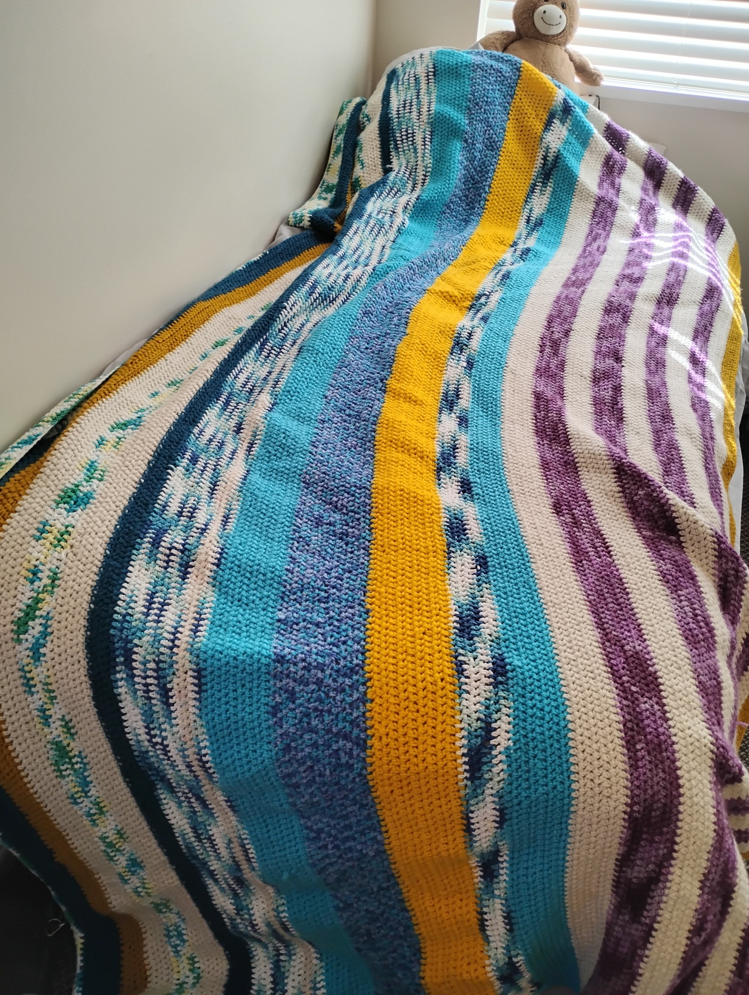 Emotional handmade blanket for brother