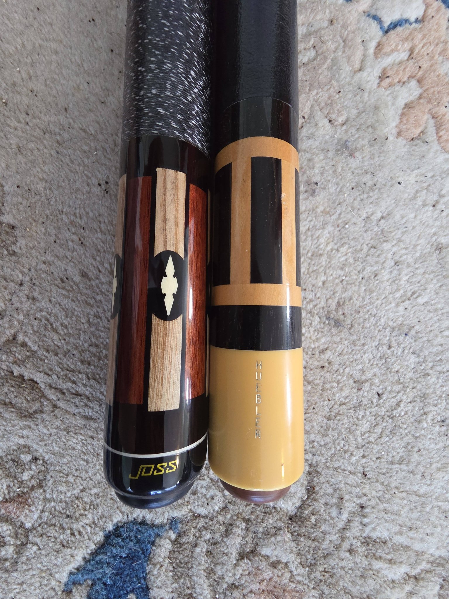 What is a vintage Huebler cue worth without a shaft?