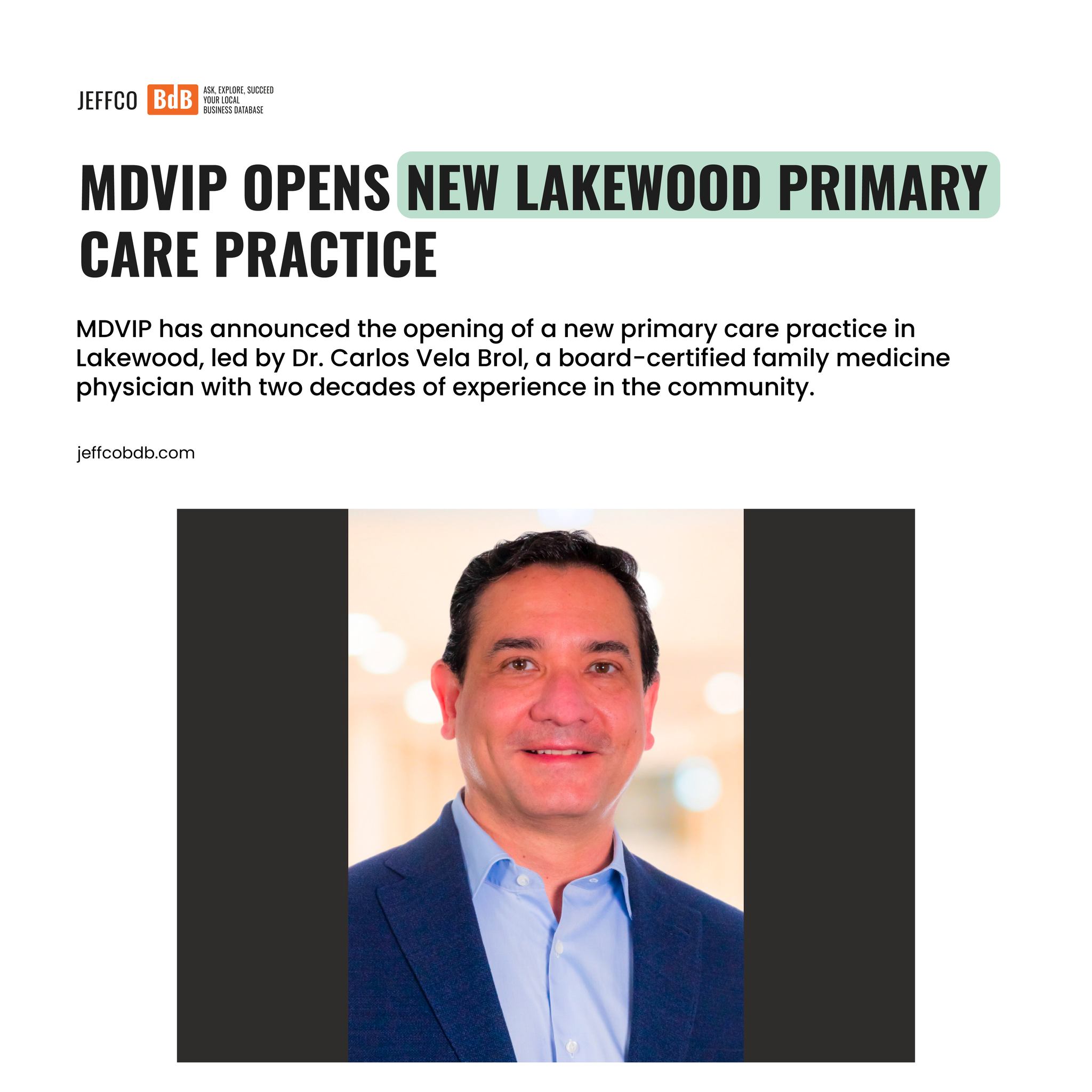 Jeffco BdB - New primary care option in Lakewood. MDVIP... | Facebook