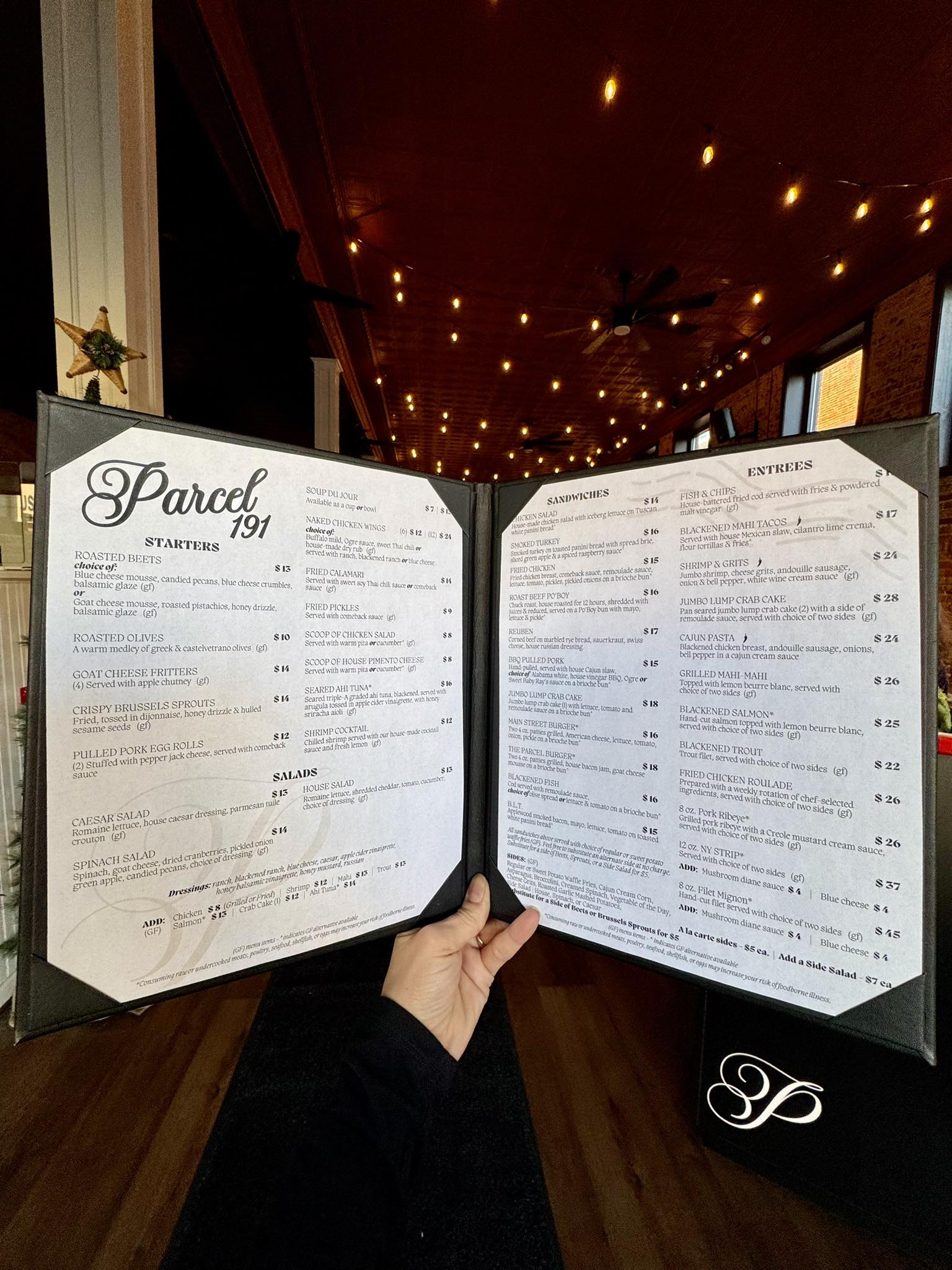 The Parcel - A little menu upgrade to start the weekend! Added a few of ...