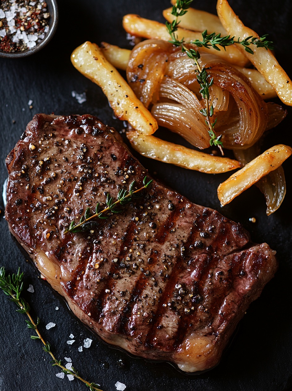 Grid Recipes - Seared Ribeye Steak with Caramelized French... | Facebook