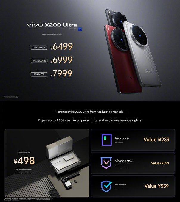 Vivo X300 Ultra launched in China; price starts at CNY 6,999