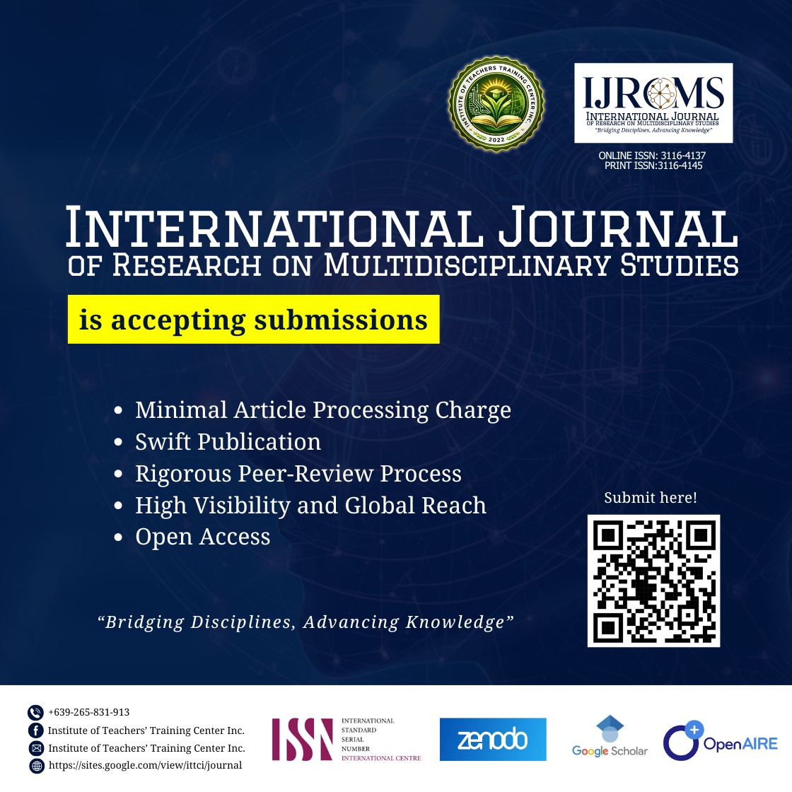 International Journal of Research on Multidisciplinary Studies