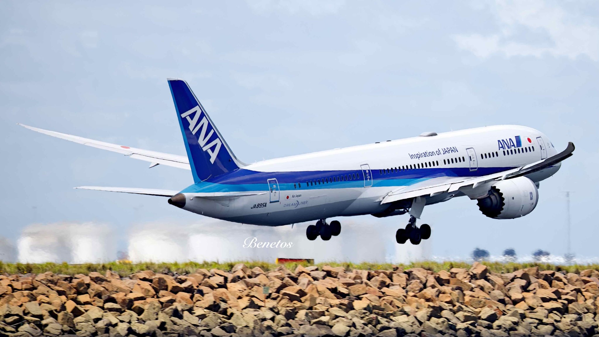 機体記号 「JA138A」 ANA・全日空Airbus A321neo。羽田空港A滑走路。