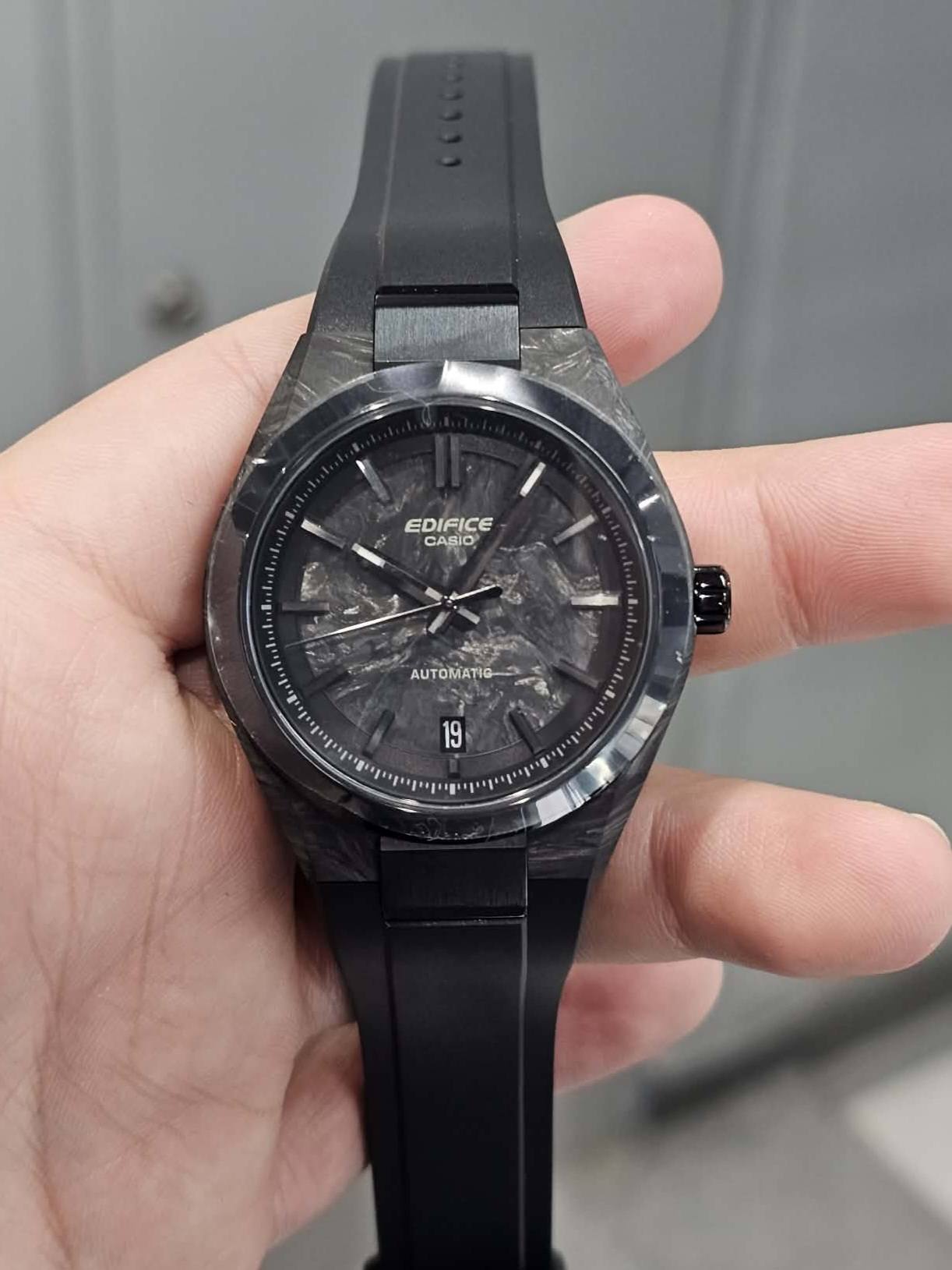 INCOMING! Casio EFK-100XPB-1A Cardon forged case and dial. Casio