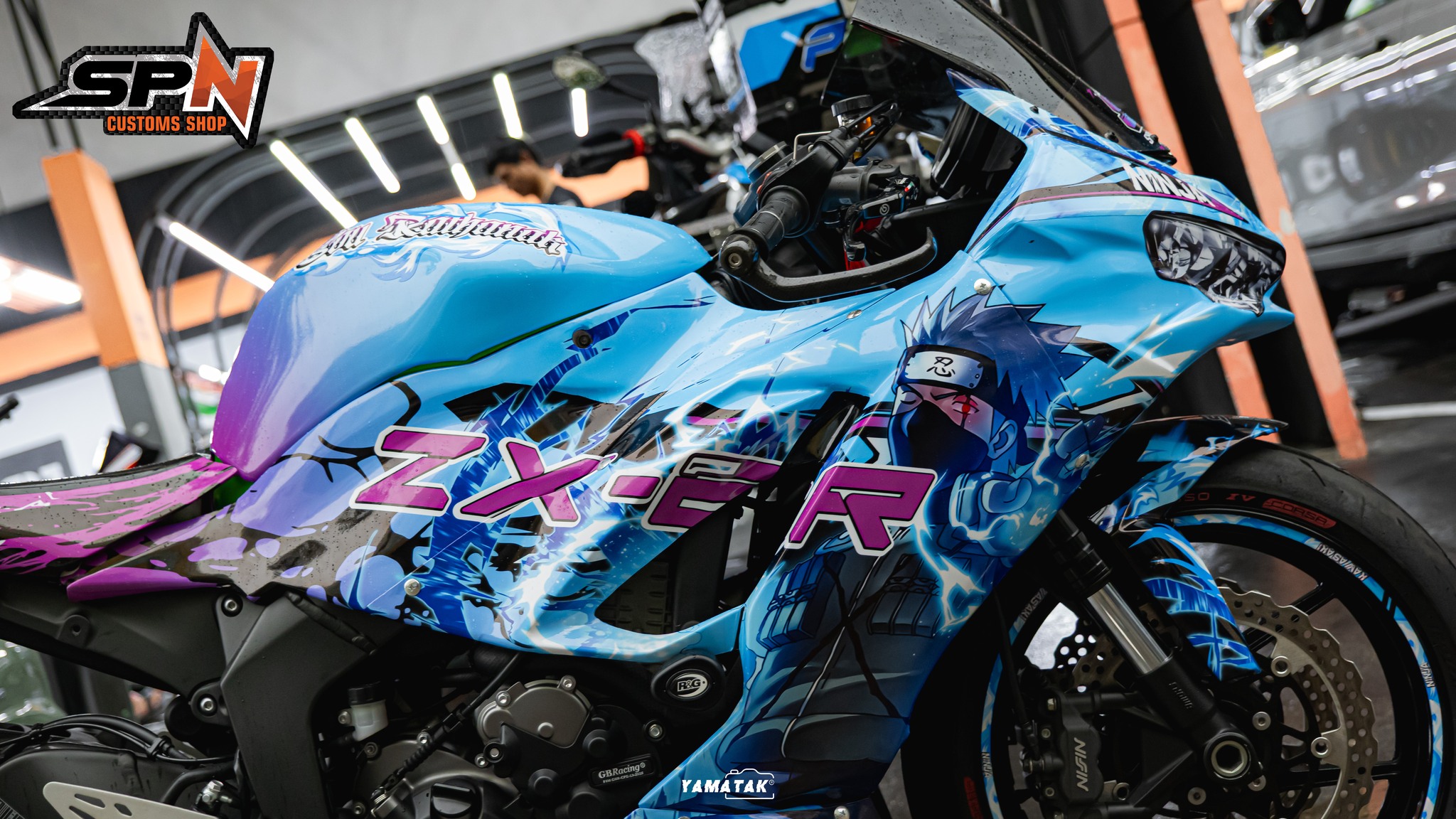 Kawasaki ZX-6R Design by SPN Customs Shop For more information