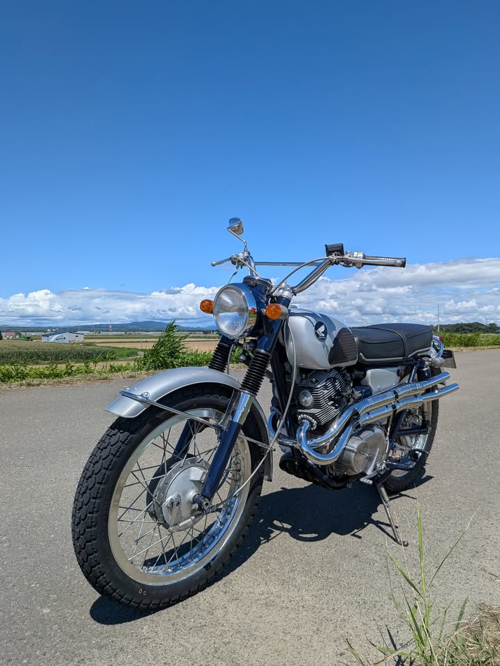CB72にCL72のマフラーを換装する定番改造ですが、これを行っている皆様